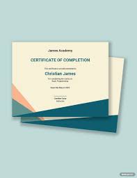 free course certificate template