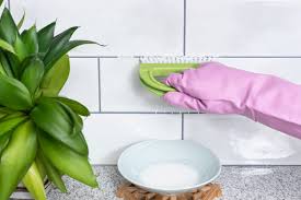 how to clean grout using pantry staples
