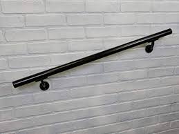 Stylish and elegant stair railing is quite important that throw an amazing impact on your home or office and make wood is used to form outdoor railings like porches and deck but composite and vinyl railings are getting popular. Aluminum Handrail Direct Ohr 4 Handrail Section With Mounts Black Stair Hand Rail Usa Made Railing