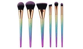 la sante rainbow makeup brushes 6