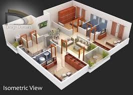 A Perfect Isometric View 3d Interior