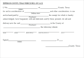 Truck Bill Of Sale Template Free Vehicle Bill Of Sale Template Word