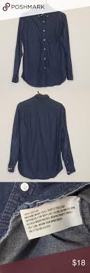 Merona Denim Buttondown Shirt Brand Merona Size M Color