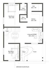 Double Story House Plan With 95 Sq M