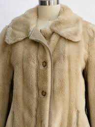 Vintage Tissavel Faux Fur Jacket From