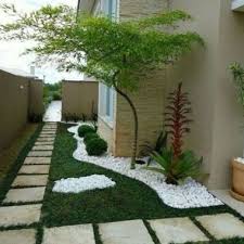 White stone exterior home ideas. 40 Wonderful Modern Small Garden Design Ideas Homeflish
