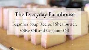 beginner soap recipe with shea er