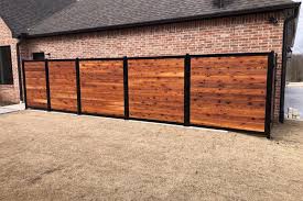 install a fence mounted to concrete
