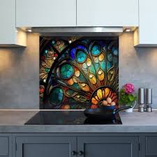 Stained Glass Colours Kitchen Glass
