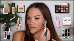 full face trying hot new makeup