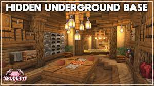 minecraft hidden underground base