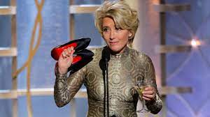 Her father was the writer and narrator of. Golden Globes 2014 Emma Thompson Takes To The Stage Barefoot And Drinking Video Film The Guardian