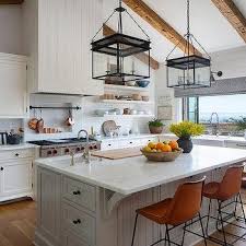 vaulted kitchen ceiling wood beams