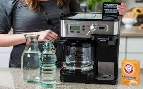 Use vinegar and wipe the exterior parts where coffee might have spilled in the past. How To Clean A Coffee Maker With Baking Soda The All Natural Way Boatbasincafe