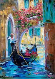 Venice Italy Oil Painting On Canvas