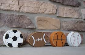 Sports Ball Themed Block Set