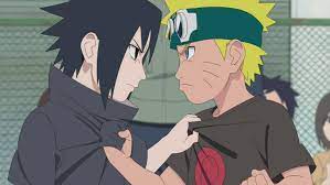 5.Young Sasuke and Naruto – Rivalry Begins