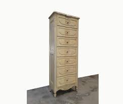 Vintage French Country Tallboy Dresser