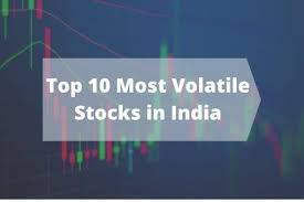 top 10 most volatile stocks in india