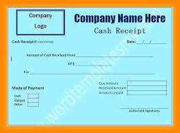 Cash Receipt Voucher Format Excel Sample Danielmelo Info