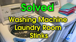 washing machine laundry room smell
