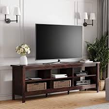 Find entertainment centers to store and display every type of media. Buy Fitueyes Tv Stand For 75 Inch Tv Entertainment Center 70 Inch Wood Tv Console Cabinet Media Storage Table For Living Room Bedroom Brown Online In Indonesia B08nv6ypxf