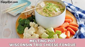 wisconsin trio cheese fondue
