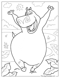 20 madagascar coloring pages free pdf