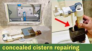 how to repair concealed cistern leakage