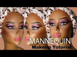 how to do makeup on a mannequin head