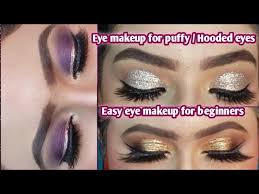 glittery party makeup tutorial using