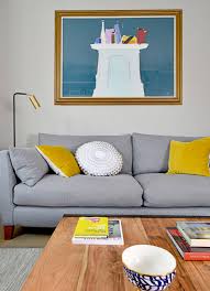 style a room when you have a grey sofa