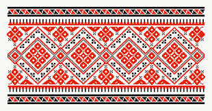 National ornament background slavic red and belarusian national ornament. Ukrainian Embroidery One Digital Art By Yuri Lev
