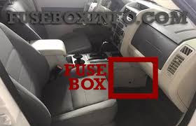 ford escape 2008 fuse box fuse box