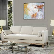 modern farmhouse sofa french beige