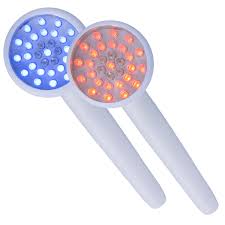 Led Light Therapy Red Blue Professional Facial Hand Pieces