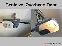 genie and overhead door garage door openers