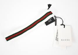 Gucci Gucci 18ss Web Headband Size F Color White Green Red