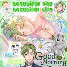 good morning olivine free animated