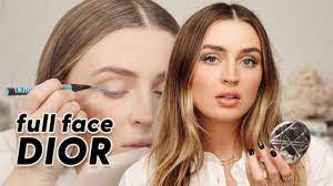 full face using dior makeup you