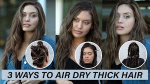 After washing your hair, let it air dry completely, but continue to brush it every five minutes. 3 Ways To Air Dry Hair Kenra Platinum Youtube
