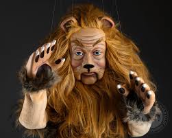cowardly lion marionette from the
