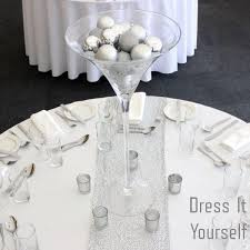 Large Martini Glass Vase Hire Dress