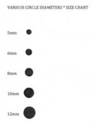 Mm Circle Size Chart Find Your Ring Size