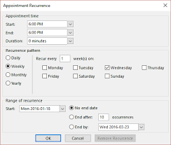 I am on exchange server and outlook 2003, and when i put in an appointment for and all day event , it shows up on both the week and month calendar view. Outlook Repeating Appointments Tricks Office Watch