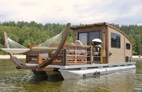 this stunning floating house features a