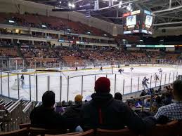 Snhu Arena Section 111 Row N Seat 4 Home Of Manchester