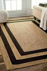 rug 100 jute natural braided style