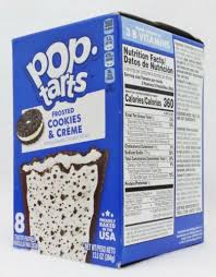 8 ct pop tarts frosted cookies creme