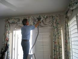 getting your valances and shades clean
